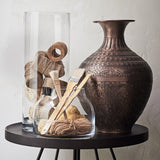 LSA International clear column vase 36cm, UK version