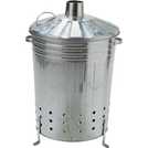 Galvanised Incinerator 90L, UK version
