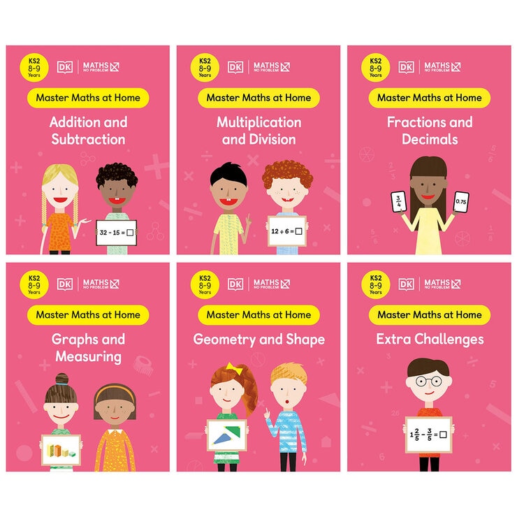 Maths No Problem educational workbooks set 6 books (British brand)