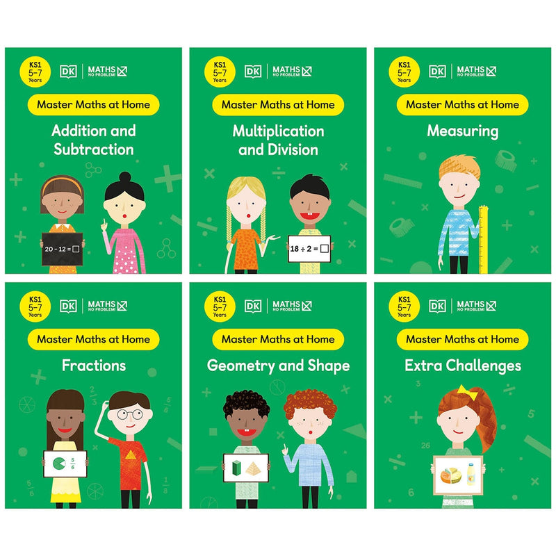Maths No Problem educational workbooks set 6 books (British brand)