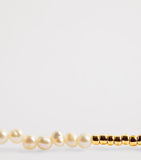 Anni Lu gold-plated slim pearly bracelet, UK version