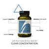 The Herbtender Focus Clarity supplement 60 vegan capsules - British product