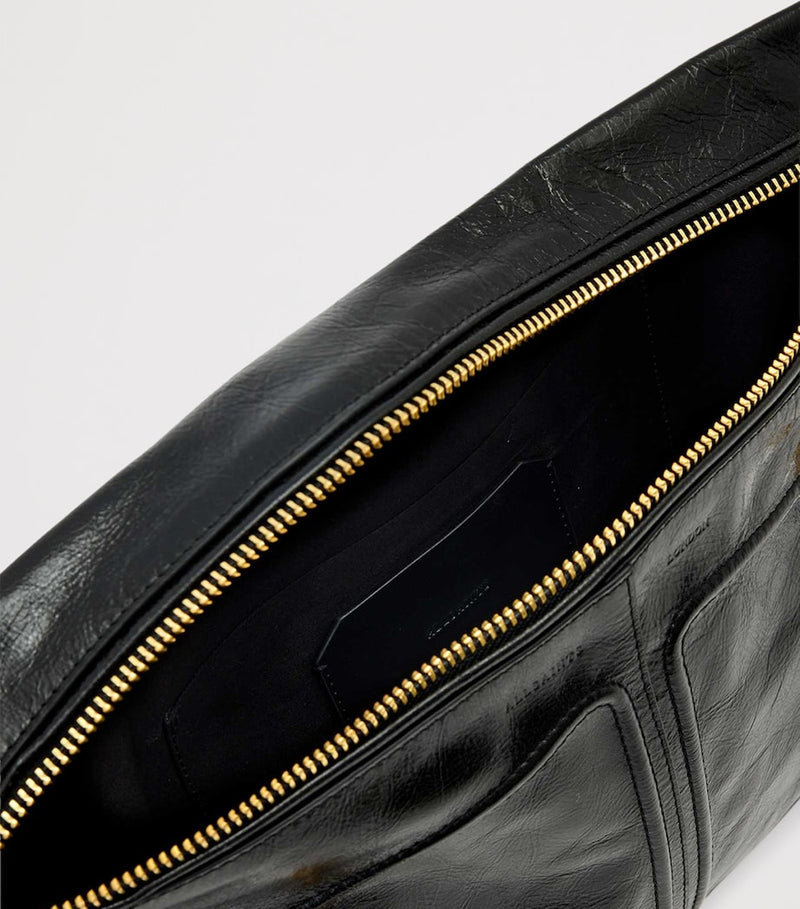 AllSaints buffalo leather clutch pouch - UK version