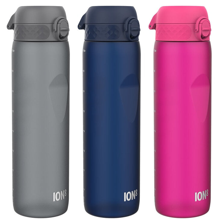 Ion8 Recyclon water bottle 1L 3 pack, UK version
