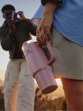 Stanley Cherry Blossom Quencher H2.0 Flow State Tumbler 1.18L Vacuum Insulated Water Bottle