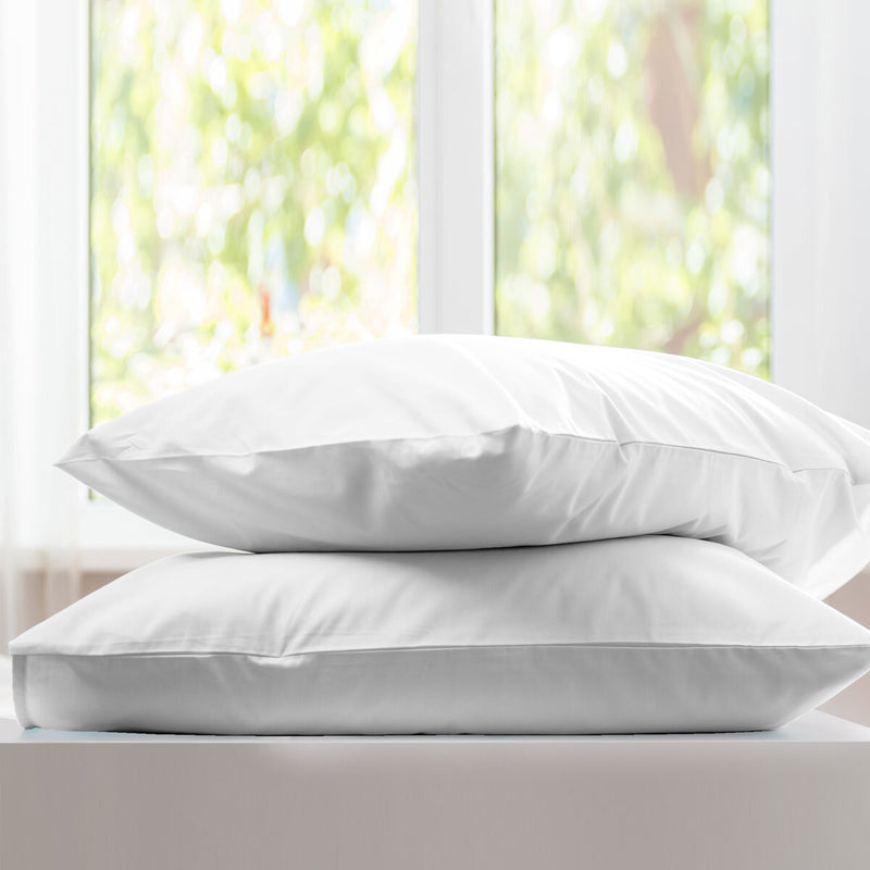 Purity Home 400 thread count cotton pillowcase pair, UK version