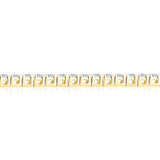 Costco 3ct diamond tennis bracelet round brilliant 18ct gold - British product