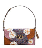 Valentino Garavani DeVain silk sequin shoulder bag - British product