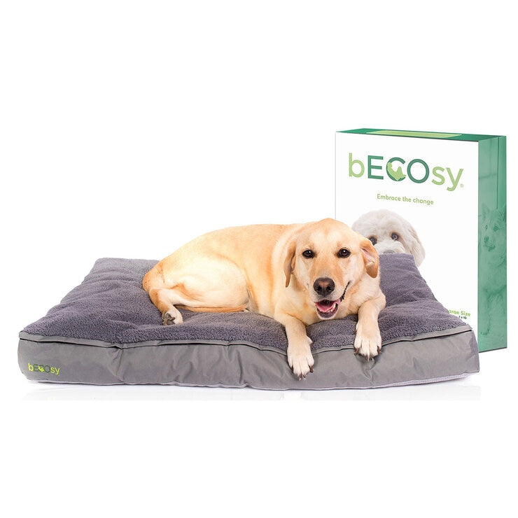 bECOsy large pet bed grey, imported from the UK