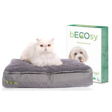 bECOsy small pet bed grey waterproof orthopaedic (British brand)