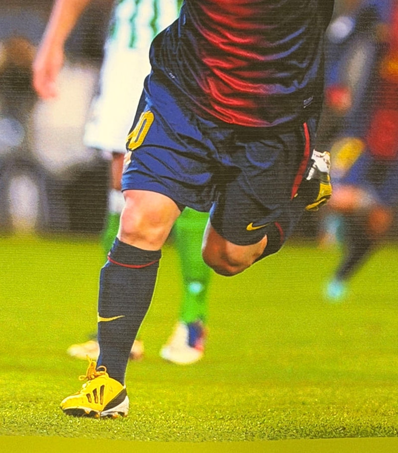 Leipzig Galleries Lionel Messi match-worn 2012 football boots, UK version