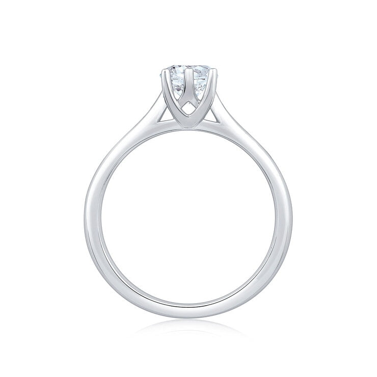 Costco diamond solitaire ring 0.50ct round brilliant size N, UK version