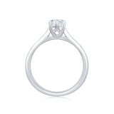 Costco diamond solitaire ring 0.50ct round brilliant size N, UK version