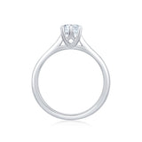 Costco diamond solitaire ring 0.50ct round brilliant size N, UK version