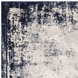 Asiatic Kuza border navy rug 160x230 cm, imported from the UK