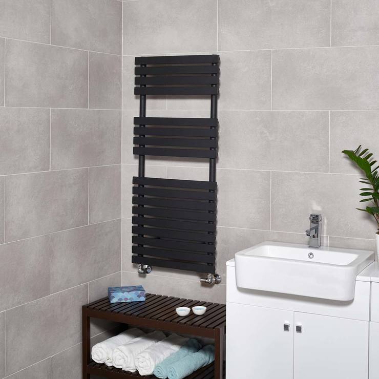 Ultraheat Poplar radiator black 1106x500mm (British brand)
