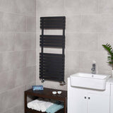 Ultraheat Poplar radiator black 1106x500mm (British brand)