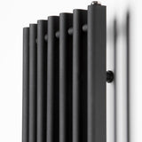 Ultraheat Trojan radiator in black 1760mm - British product
