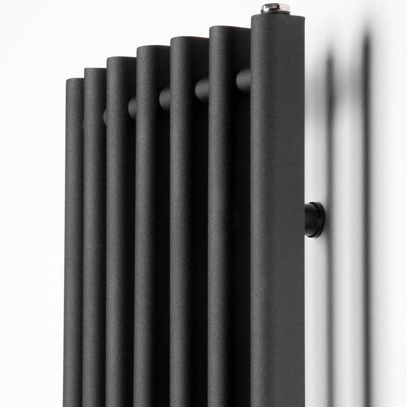 Ultraheat Trojan radiator in black 1760mm - British product