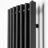 Ultraheat Trojan radiator in black 1760mm - British product