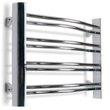 Ultraheat Petit chrome 420x600mm towel radiator, imported from the UK