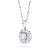 Costco 1.60ct round brilliant diamond pendant 14ct white gold - British product