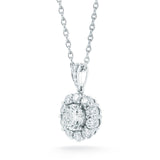 Costco 1.60ct round brilliant diamond pendant 14ct white gold - British product