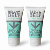 Superdrug Below The Belt Fresh and Dry Boobs Fresh Breeze Scent Under-Boob Anti-Sweat Cream 75ml Duo- Buy online at McGrocer