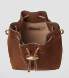 Jimmy Choo Mini Suede Cinch Bucket Bag (British brand)