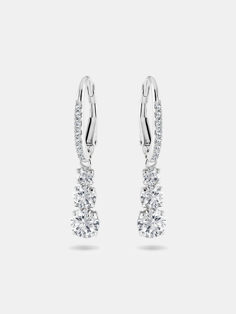 Swarovski Stilla Attract hoop earrings (British brand)