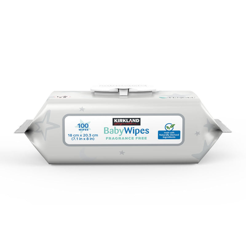 Kirkland Signature Tencel baby wipes 9 x 100 pack, UK version