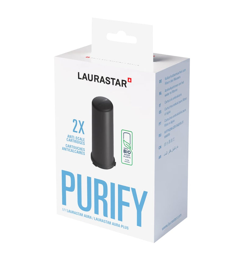 Laurastar anti-scale cartridges pack of 2, UK version