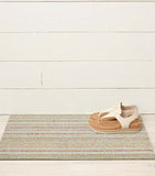 Chilewich Skinny Stripe Shag Doormat 46cm x 71cm - British product