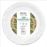 Jena Eco Compostable Strong Plates 150 pack, UK version