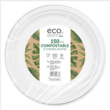 Jena Eco Compostable Strong Plates 150 pack, UK version