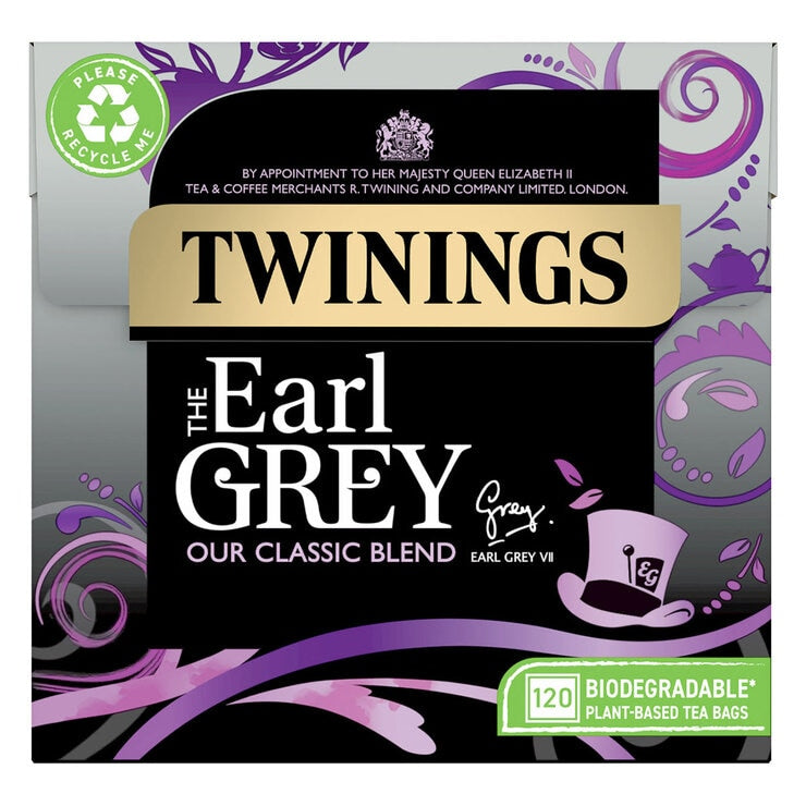 Twinings Earl Grey Tea Bags 360 count, imported from the UK