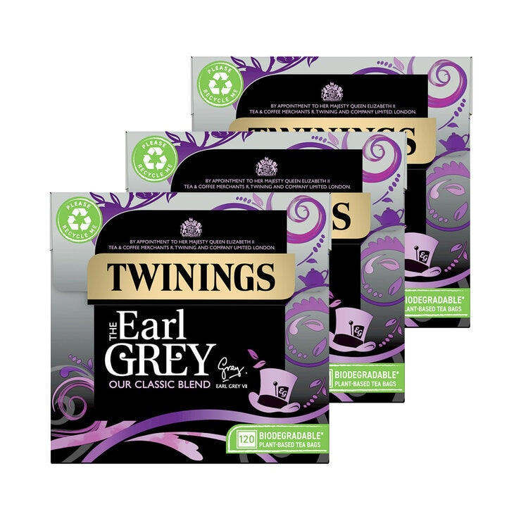 Twinings Earl Grey Tea Bags 360 count, imported from the UK