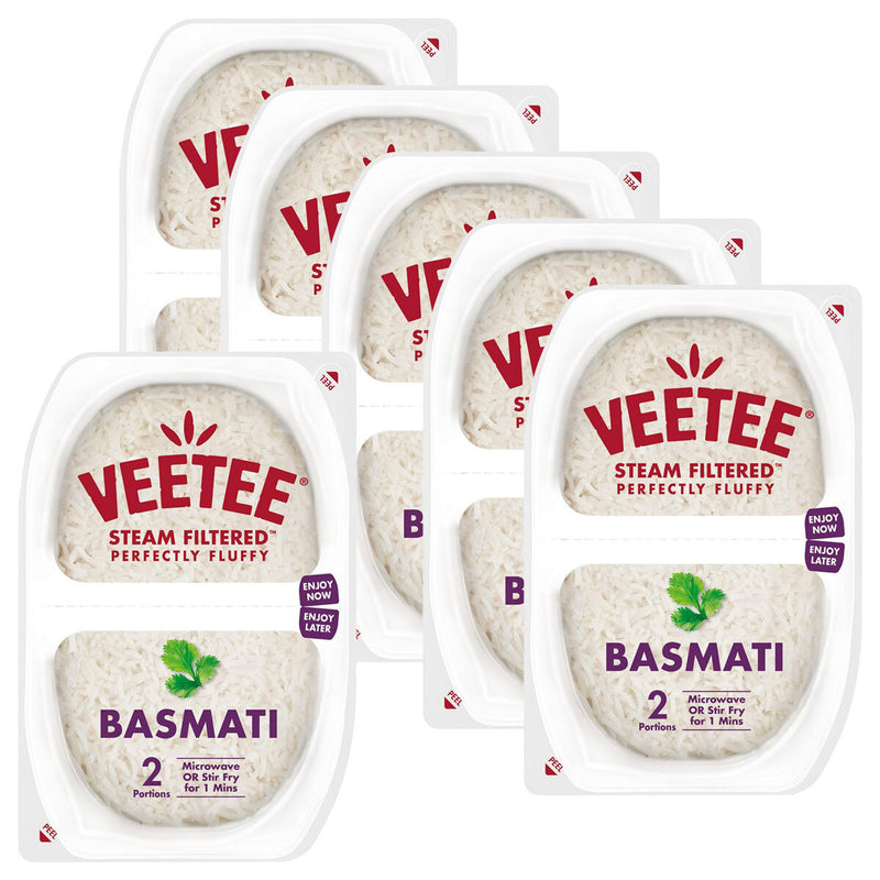 VeeTee Easy Basmati Rice 6 x 2 x 125g (British brand)