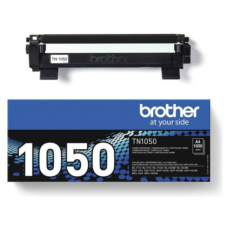 Brother TN1050 black toner cartridge standard-size - British product