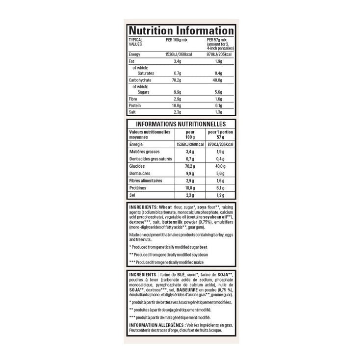 Krusteaz Buttermilk Pancake Mix 4.53kg, UK version