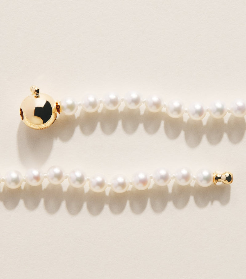 Sophie Bille Brahe Botticelli Peggy pearl necklace 14k gold, imported from the UK