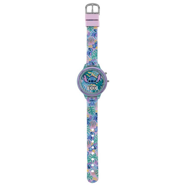 Disney Stitch digital watch and bracelet set, UK version