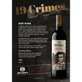 19 Crimes red wine blend 75cl - British product