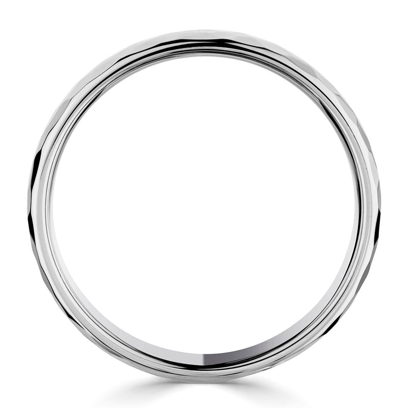 Costco hammered platinum wedding ring 5.0mm, UK version