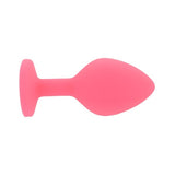 Loving Joy pink silicone butt plug medium, imported from the UK