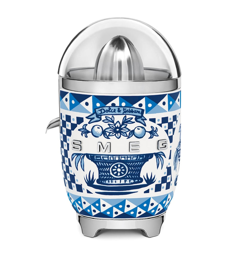 Smeg x Dolce & Gabbana Blu Mediterraneo Citrus Juicer (British brand)