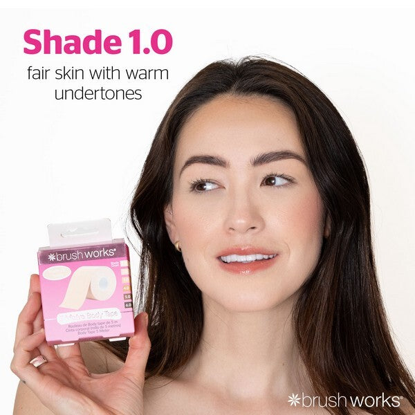 Brushworks body tape shade 1.0 vanilla 5m - British product