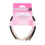 Superdrug Brushworks Classic Headbands Neutral Colours Hair Accessories 4 Pack- Buy online at McGrocer