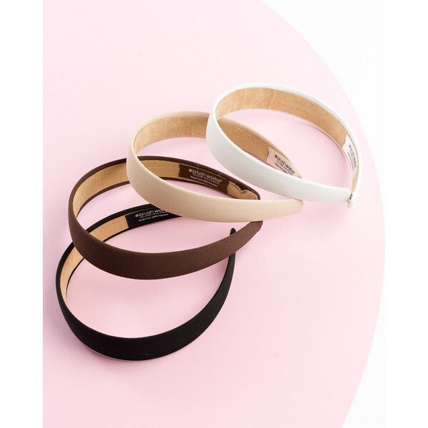 Brushworks headbands neutral colours 4 pack - British product