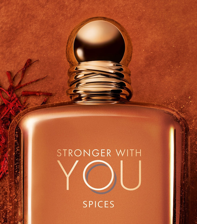 Armani Stronger With You Spices Eau de Parfum 100ml, imported from the UK